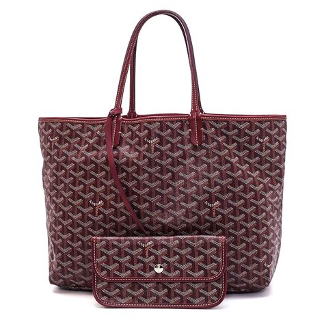 goyard tote bag burgundy|Goyard bag official website.